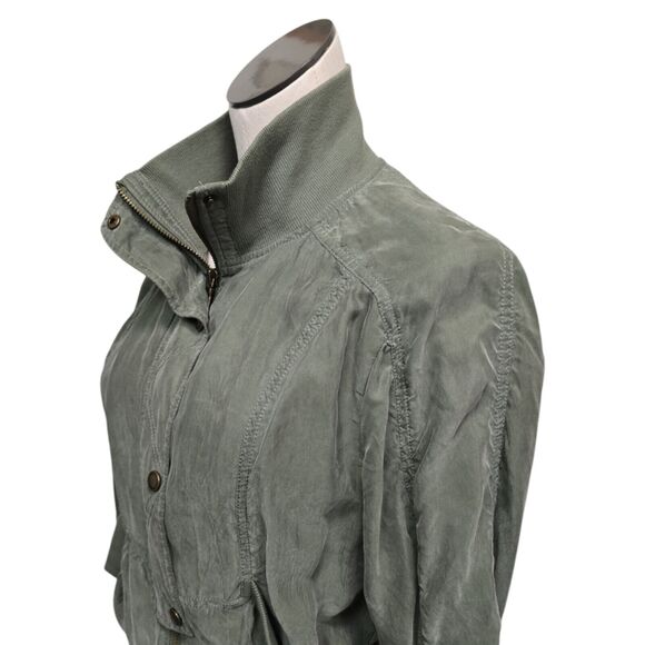 Anthropologie Marrakech‎ Drape Utility Lightweight Jacket Size Small Drawstring - Picture 10 of 11